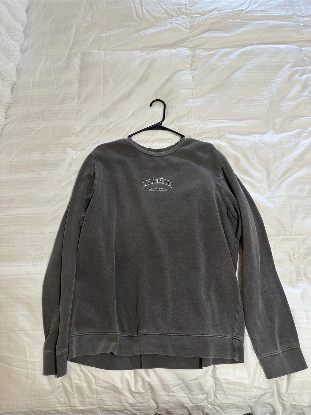 PacSun Men's Los Angeles Crewneck Sweater - Charcoal